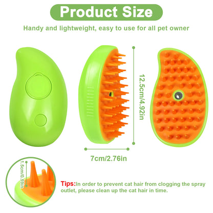 3 In 1 Pet Steam Brush For Pets