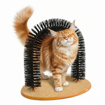 Self-Grooming Interactive Cat Arch Scratcher
